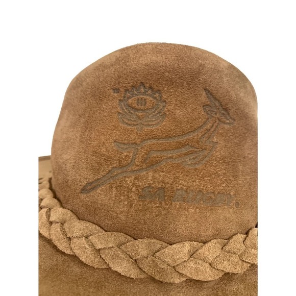 South Africa Rugby Leather Rogue hat, brown, medium, safari, outback, bush - Picture 3 of 6